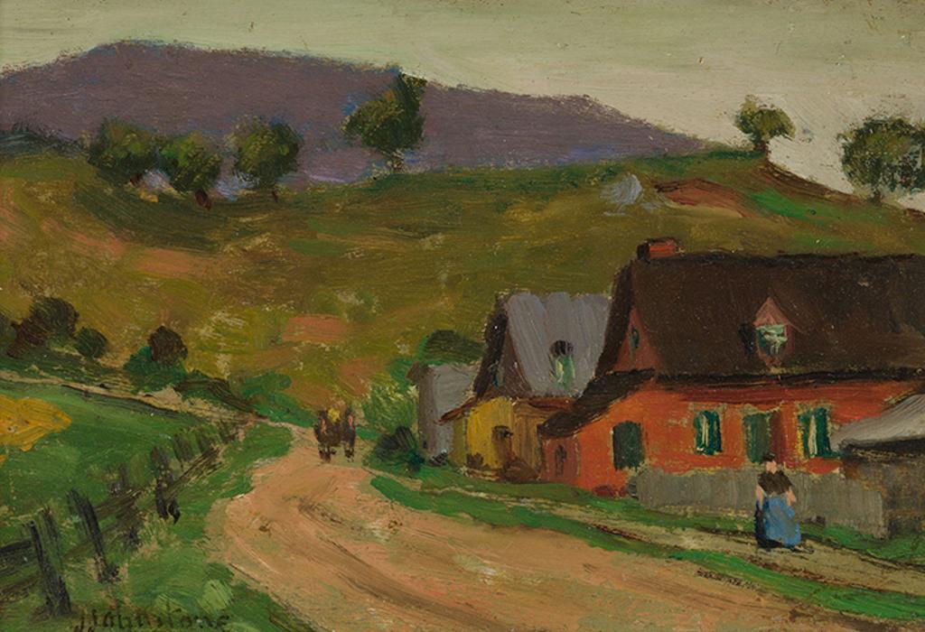 John Young Johnstone (1887-1930) - Near Beaupré