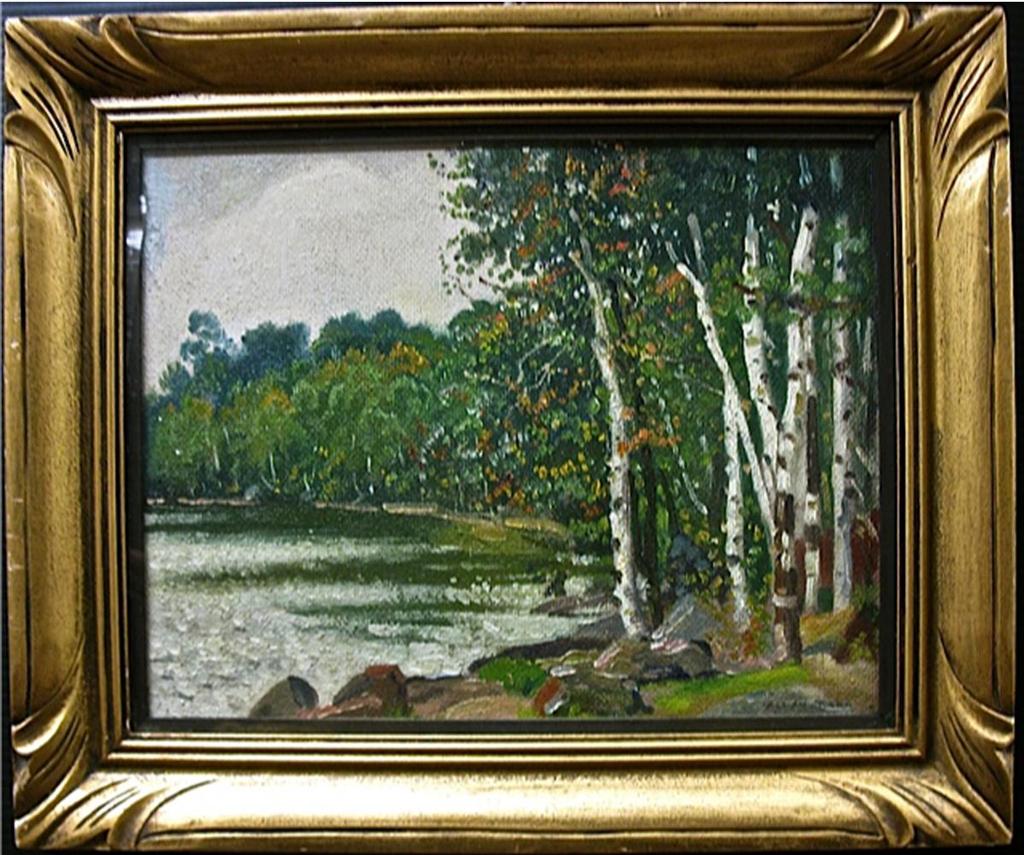 Robert Allan Barr (1890-1959) - Along The Shore, Juddhaven, Lake Rousseau; Silver Birches, Lake Rousseau, Ontario