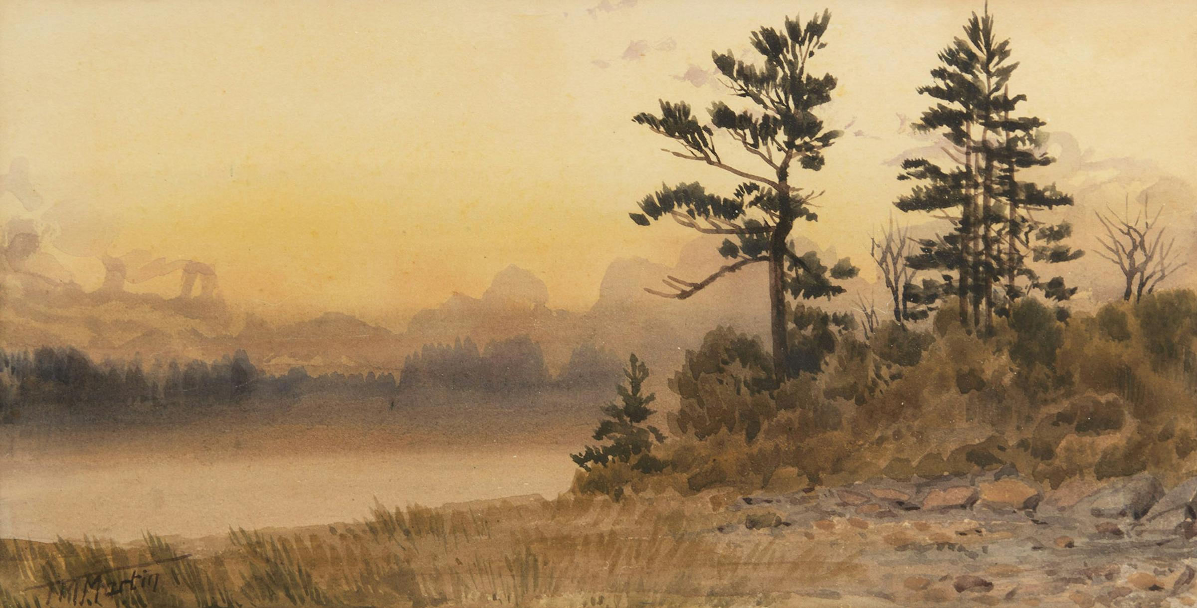 Thomas Mower Martin (1838-1934) - Untitled (Shoreline)