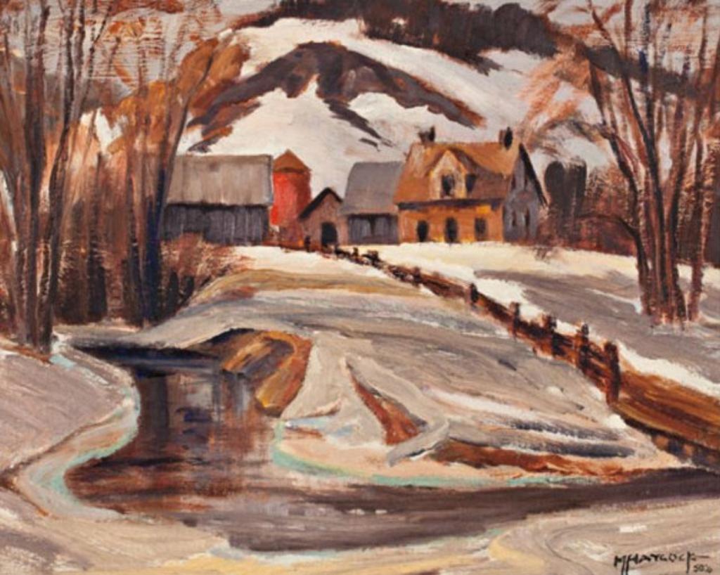 Maurice Hall Haycock (1900-1988) - Quebec Farmstead, Early Spring