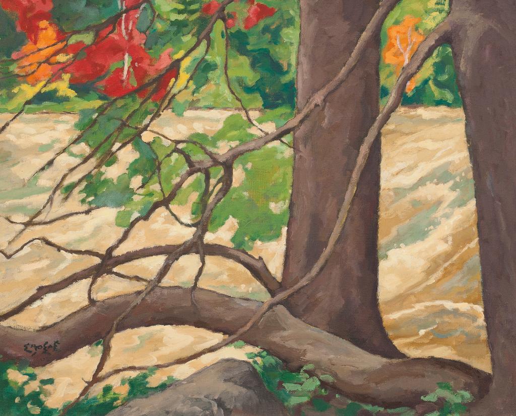 Edwin Headley Holgate (1892-1977) - Autumn Leaves