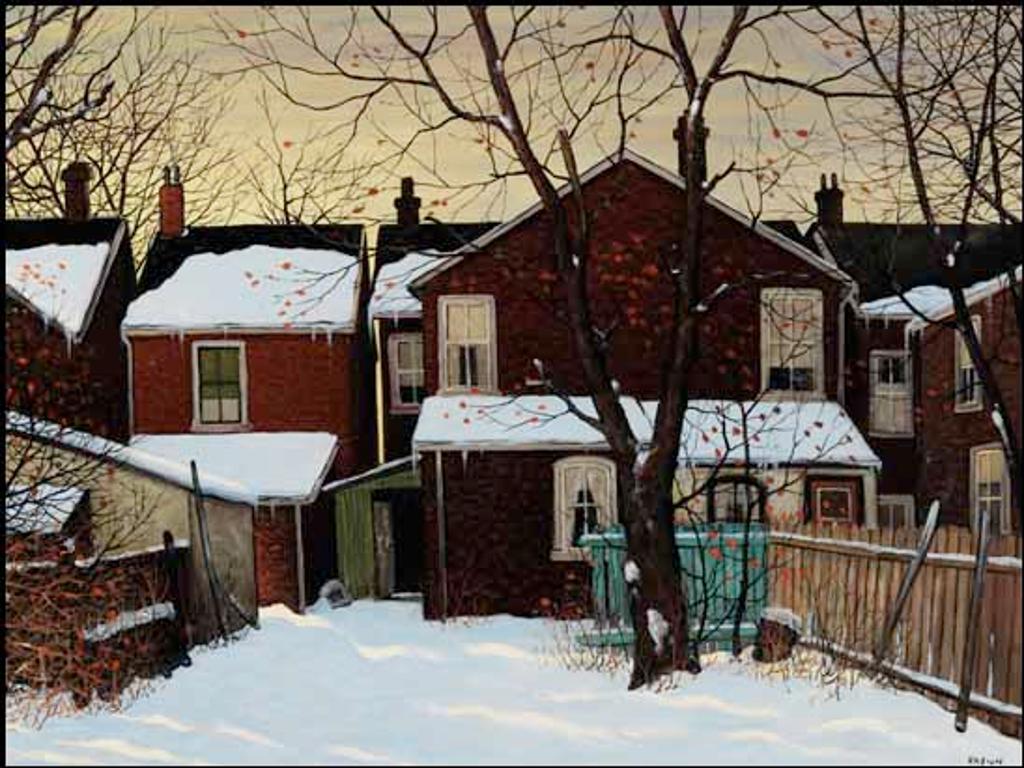 John Kasyn (1926-2008) - Backyard in the Morning Light