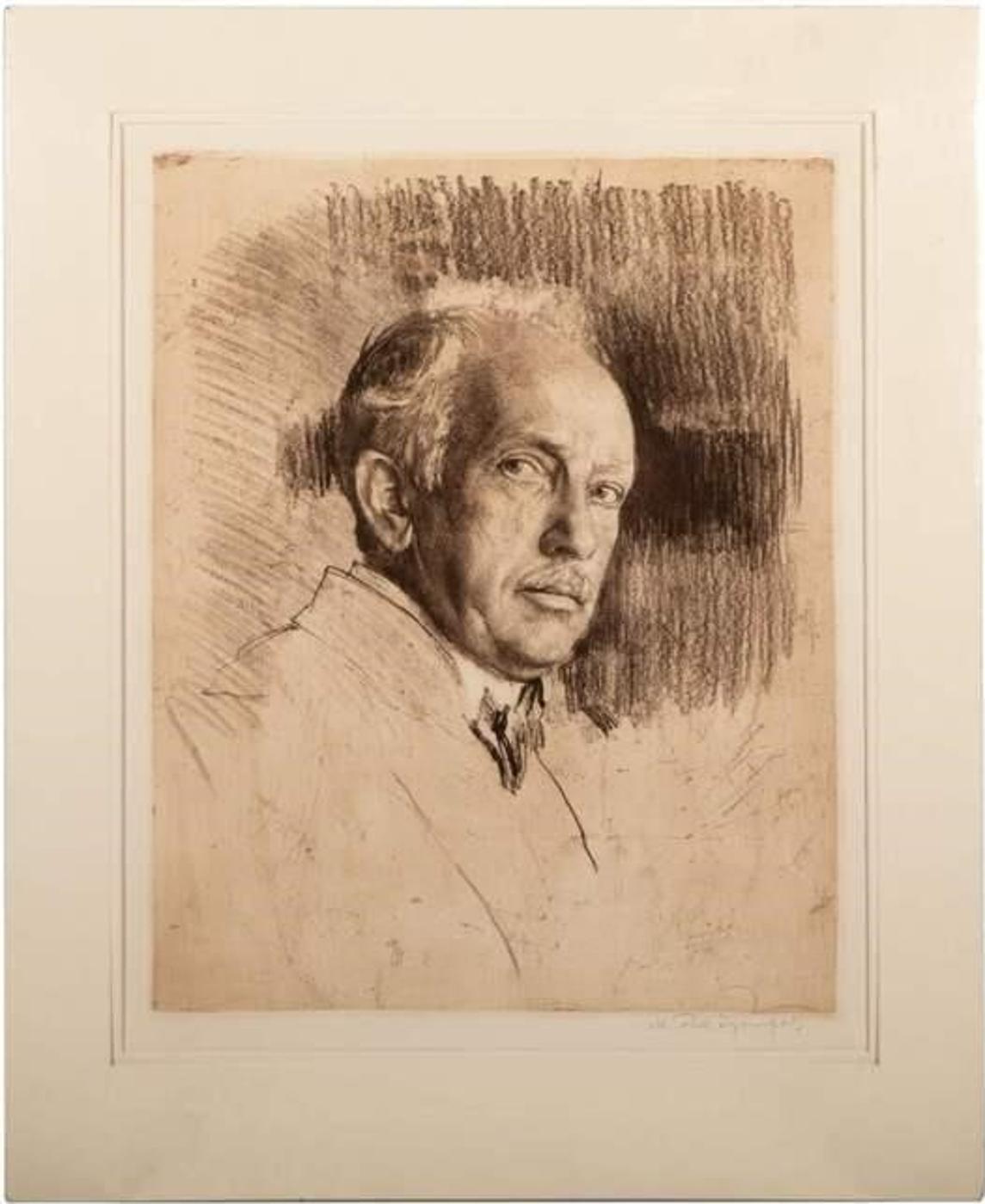 Ferdinand Schmutzer (1870-1928) - Richard Strauss