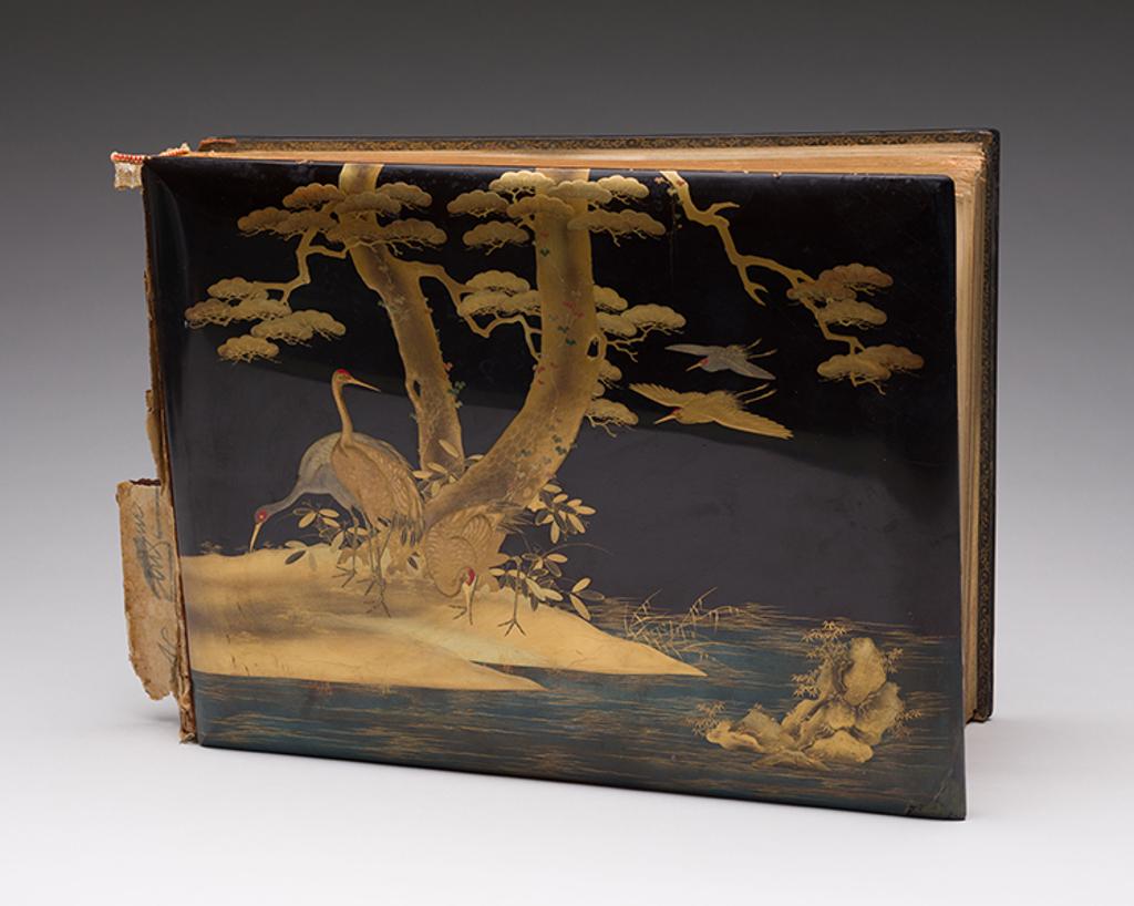 Japanese Art - Fifty Tinted Japanese Photographs and Lacquer Album. Meiji Period, c. 1900