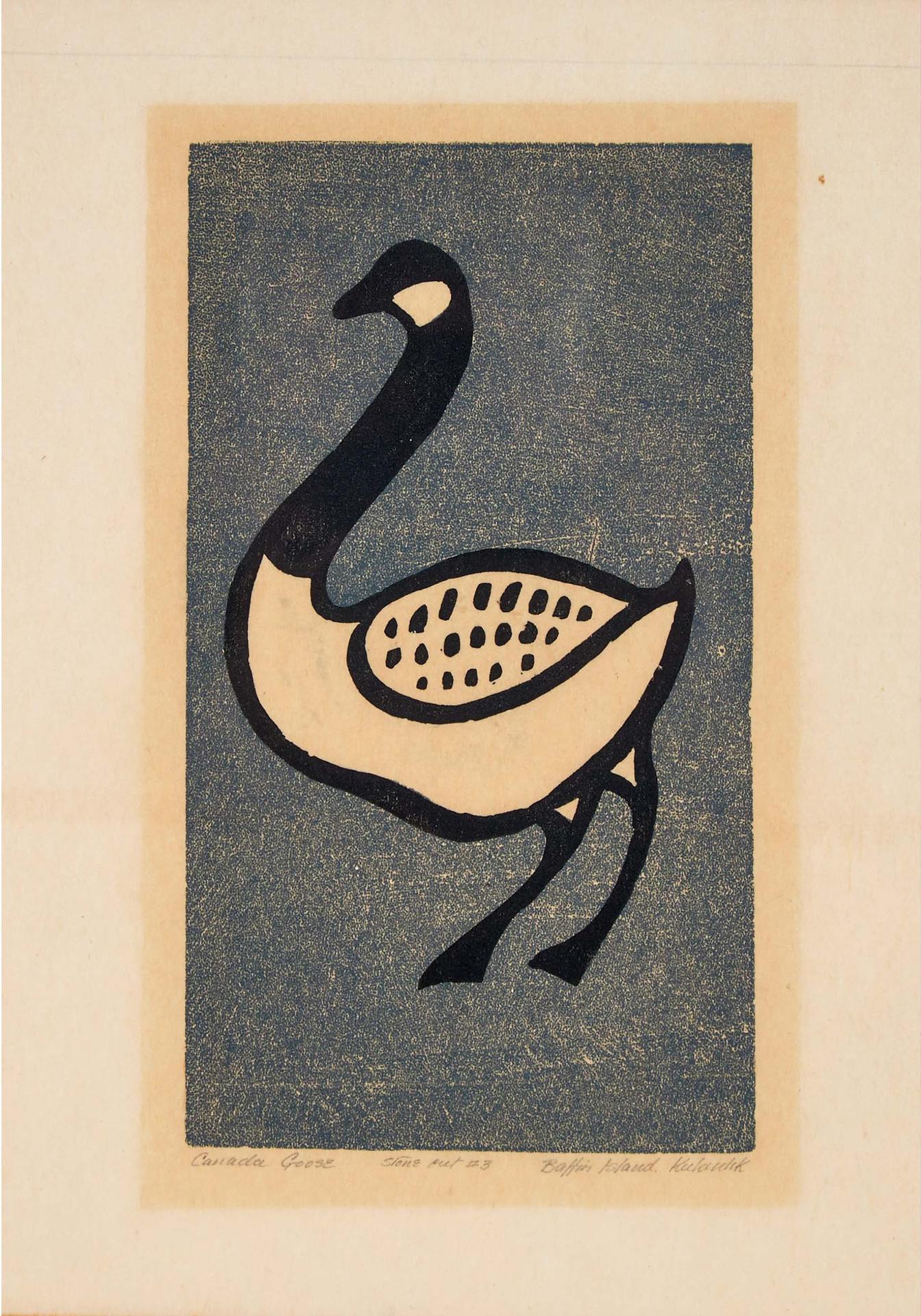 Kalingo Or Kudlalak Or Iyola Kingwatsiak (1933) - Canada Goose, 1957