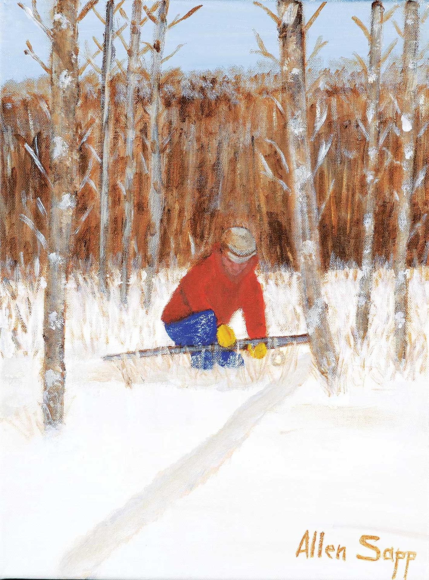 Allen Fredrick Sapp (1929-2015) - Untitled - Getting Ready for Winter