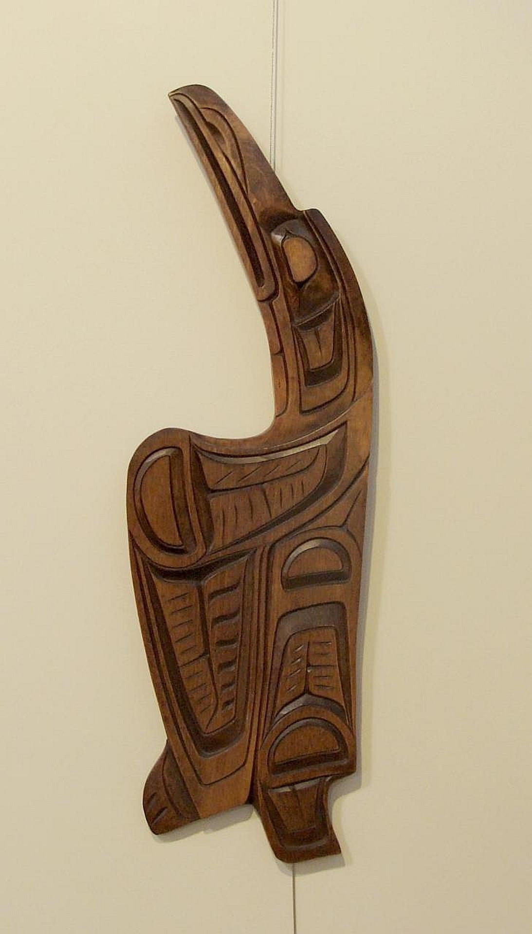 George Matilpi (1953) - carved and stained cedar