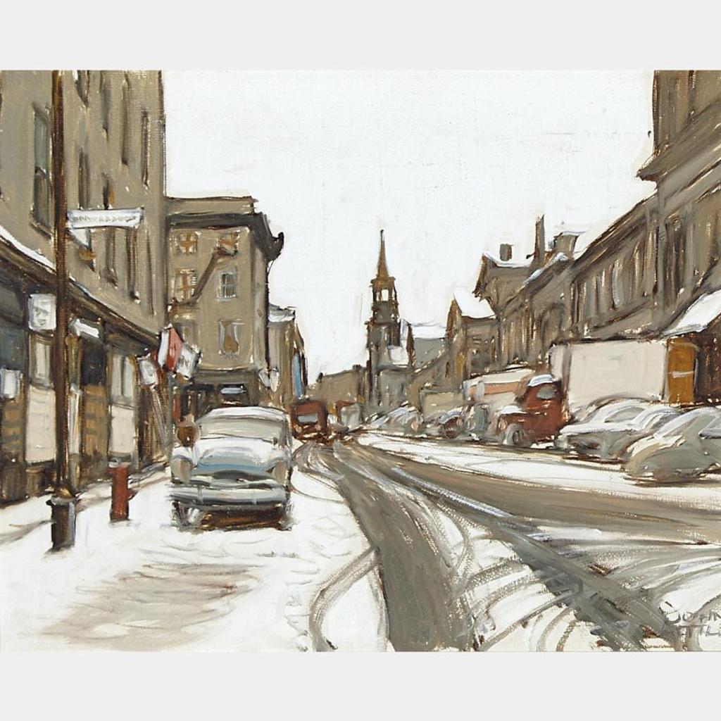 John Geoffrey Caruthers Little (1928-1984) - Old Rue St. Paul - Montréal