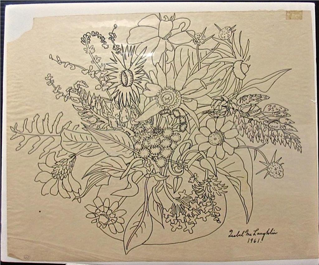Isabel Grace McLaughlin (1903-2002) - Flower Study; Birds And Bells; Fowl Studies