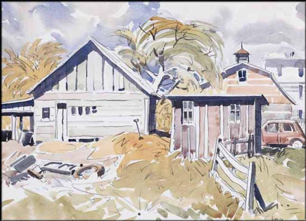 Henry George Glyde (1906-1998) - The Lot Next Door, Central Saanich, BC
