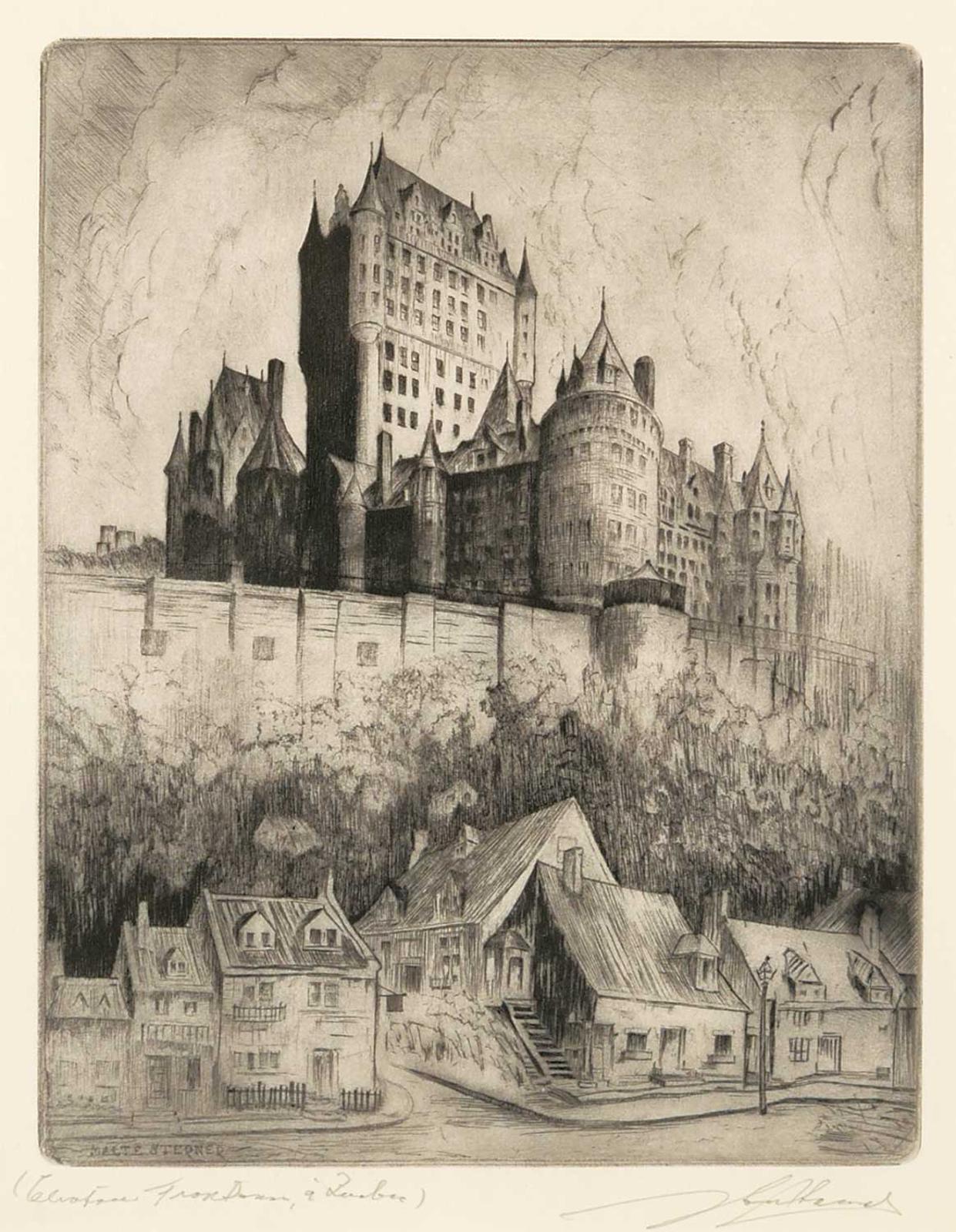 Malte Sterner (1903-1952) - Chateau Frontenac,a Quebec