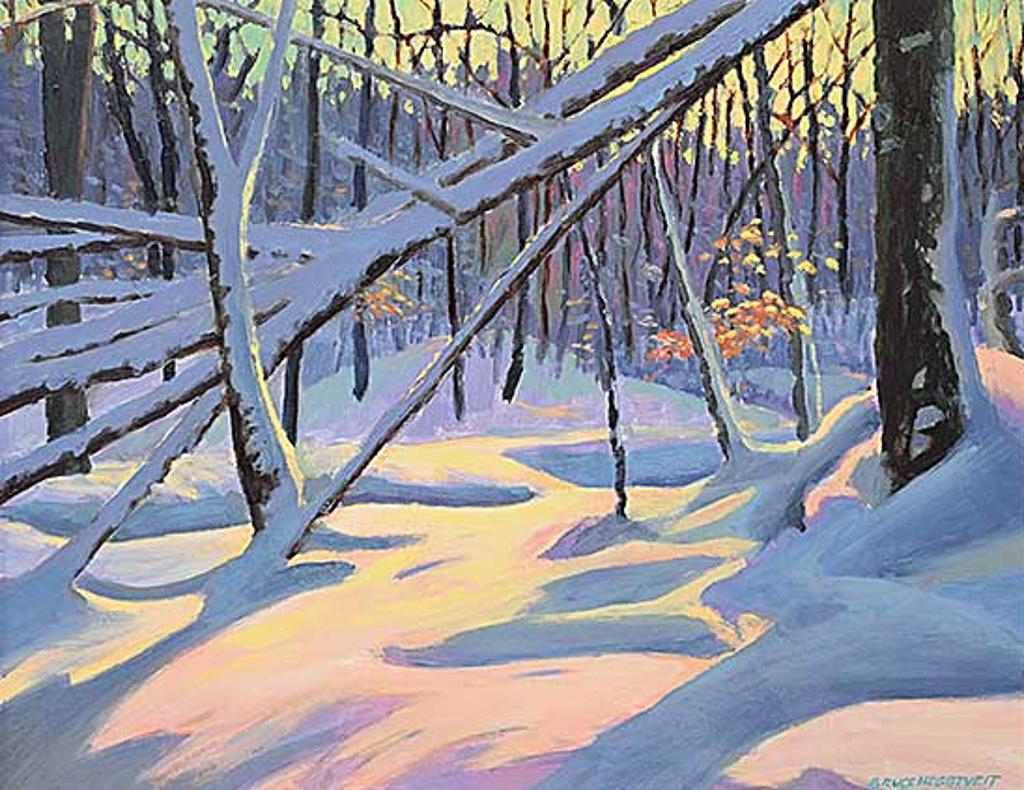 Bruce Allen Heggtveit (1917-2002) - Winter Bush and Sunlight, Gatineau Park