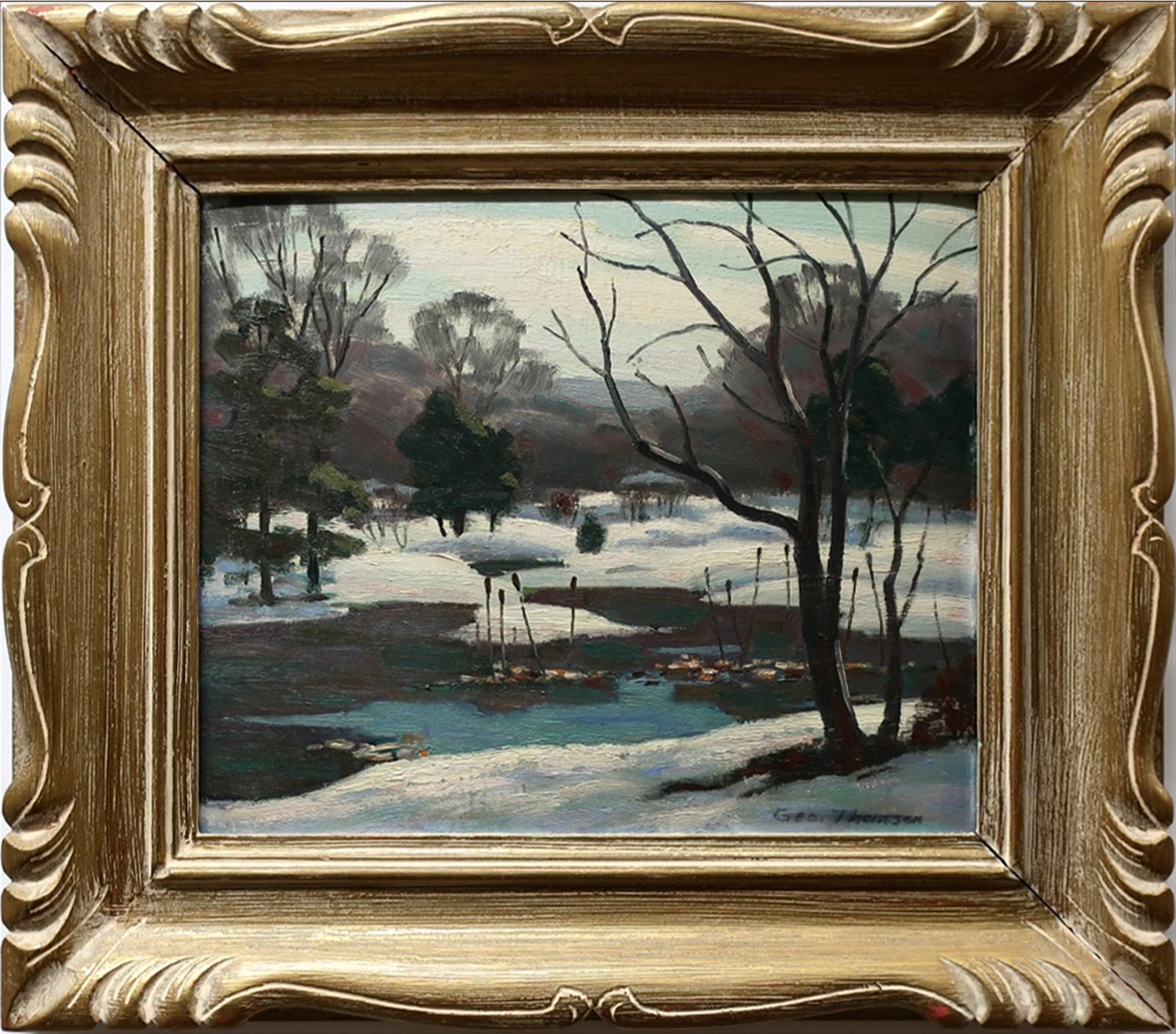 George Albert Thomson (1868-1965) - A March Scene