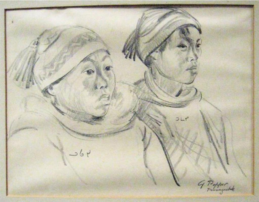George Douglas Pepper (1903-1962) - Two Inuit Boys