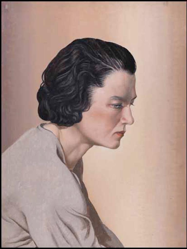 Bertram Richard Brooker (1888-1955) - Portrait of a Lady