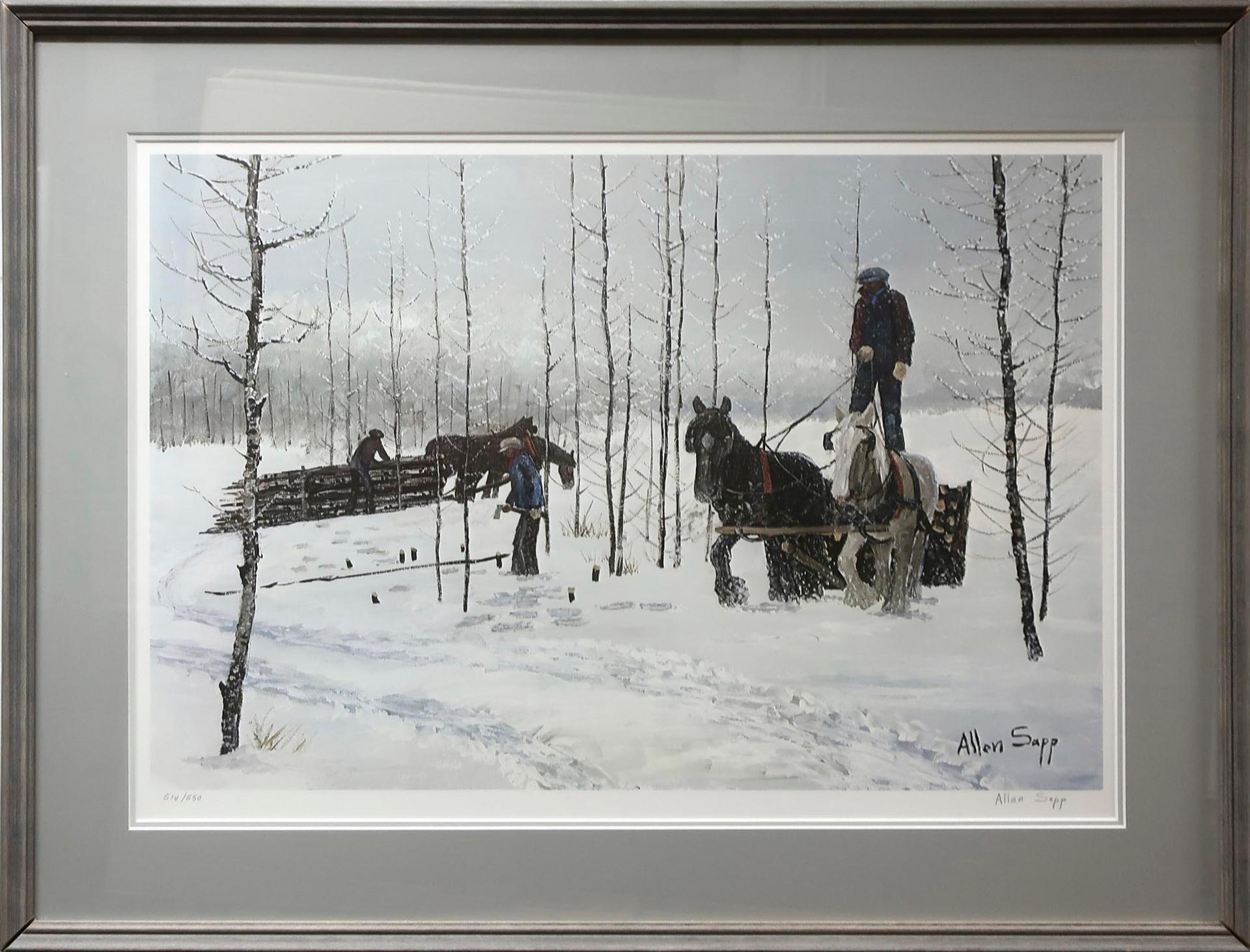 Allen Fredrick Sapp (1929-2015) - Not So Cold Today On The Red Pheasant Reserve