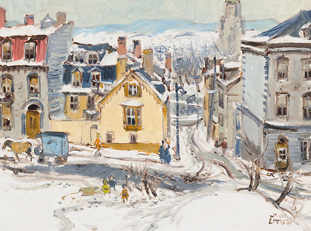 John Geoffrey Caruthers Little (1928-1984) - Rue St. Denis, Quebec