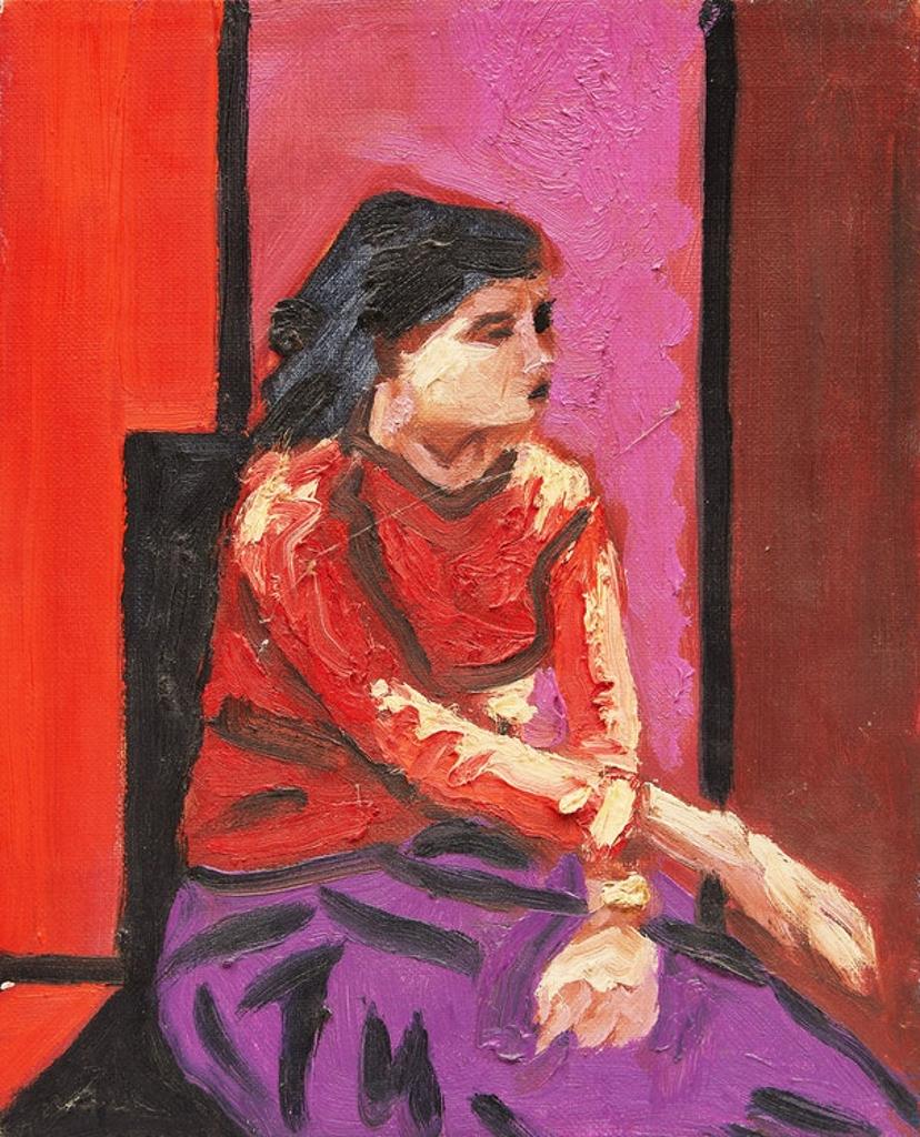 John Godfrey (1950-2001) - Seated Girl