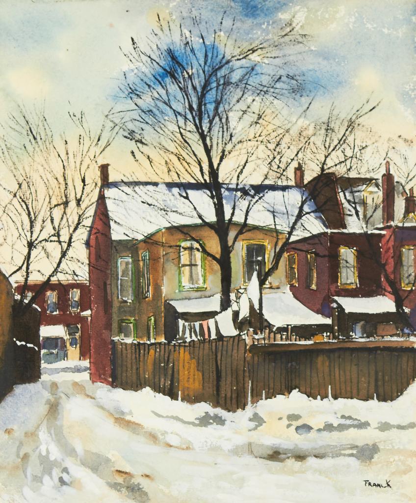 Albert Jacques Franck (1899-1973) - Ontario Street Backyard