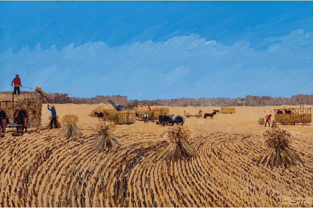 Allen Fredrick Sapp (1929-2015) - Threshing For White People