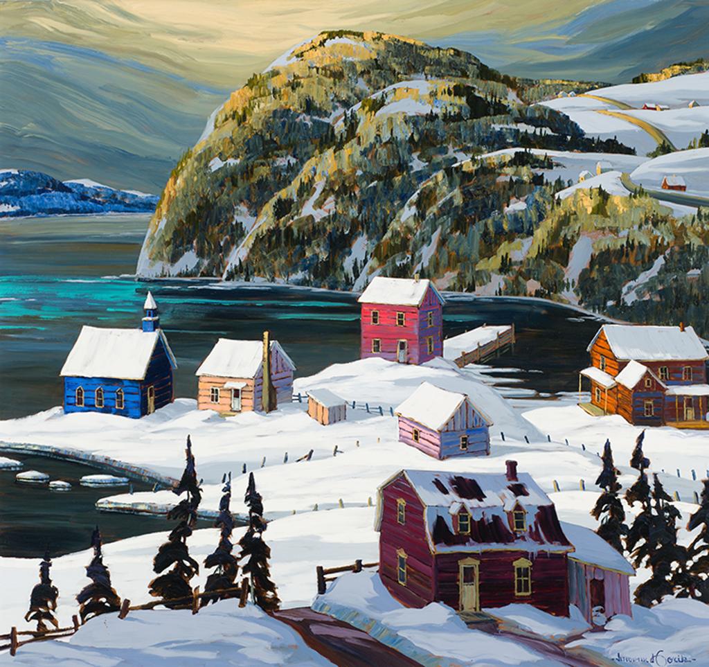 Vladimir Horik (1939) - Le Port-au-Persil au Bord du Fleuve, en Charlevoix