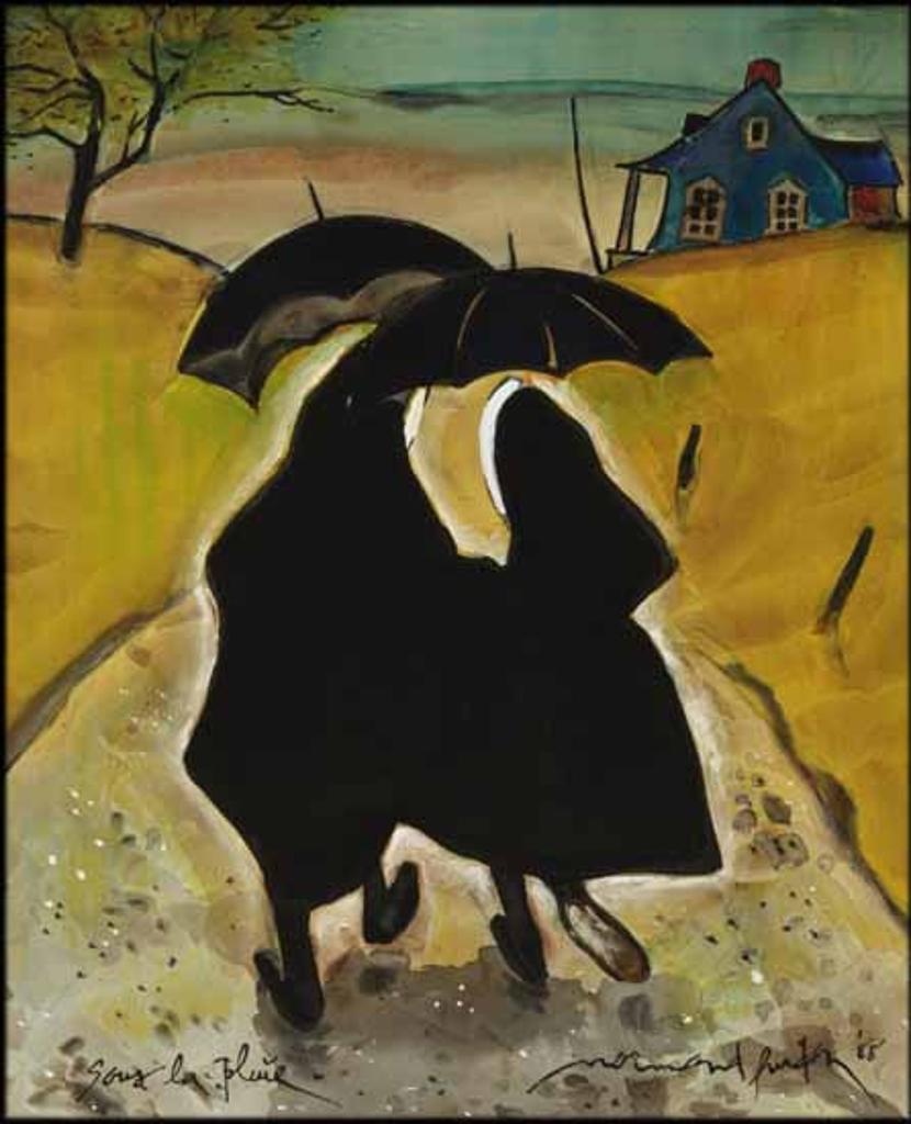 Normand Hudon (1929-1997) - Sous la pluie (In the Rain)