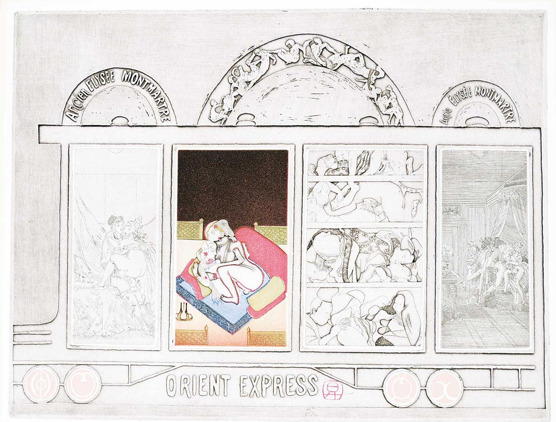 Noboru Sawai (1931-2016) - Orient Express  #44/100