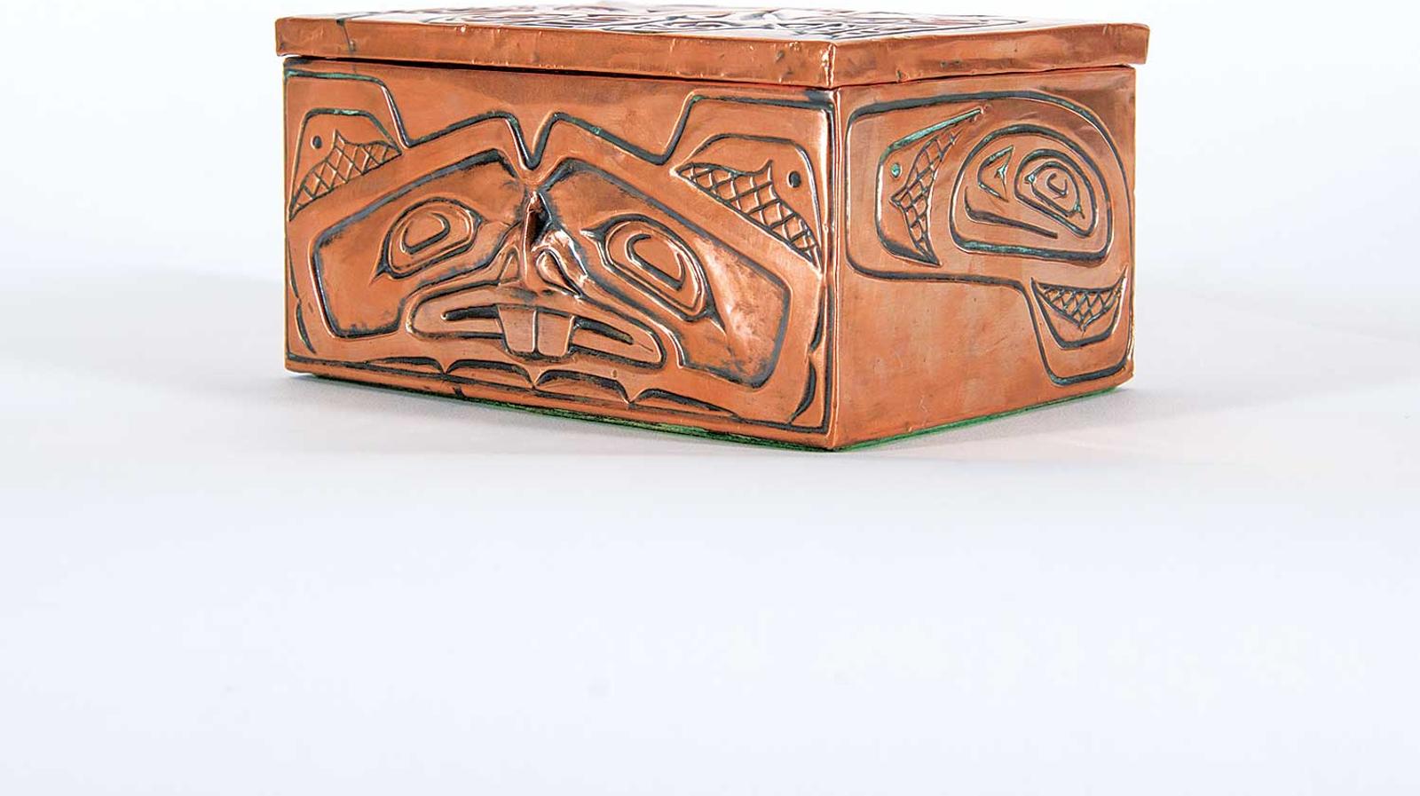 First Nations Basket School - Untitled - Copper Box