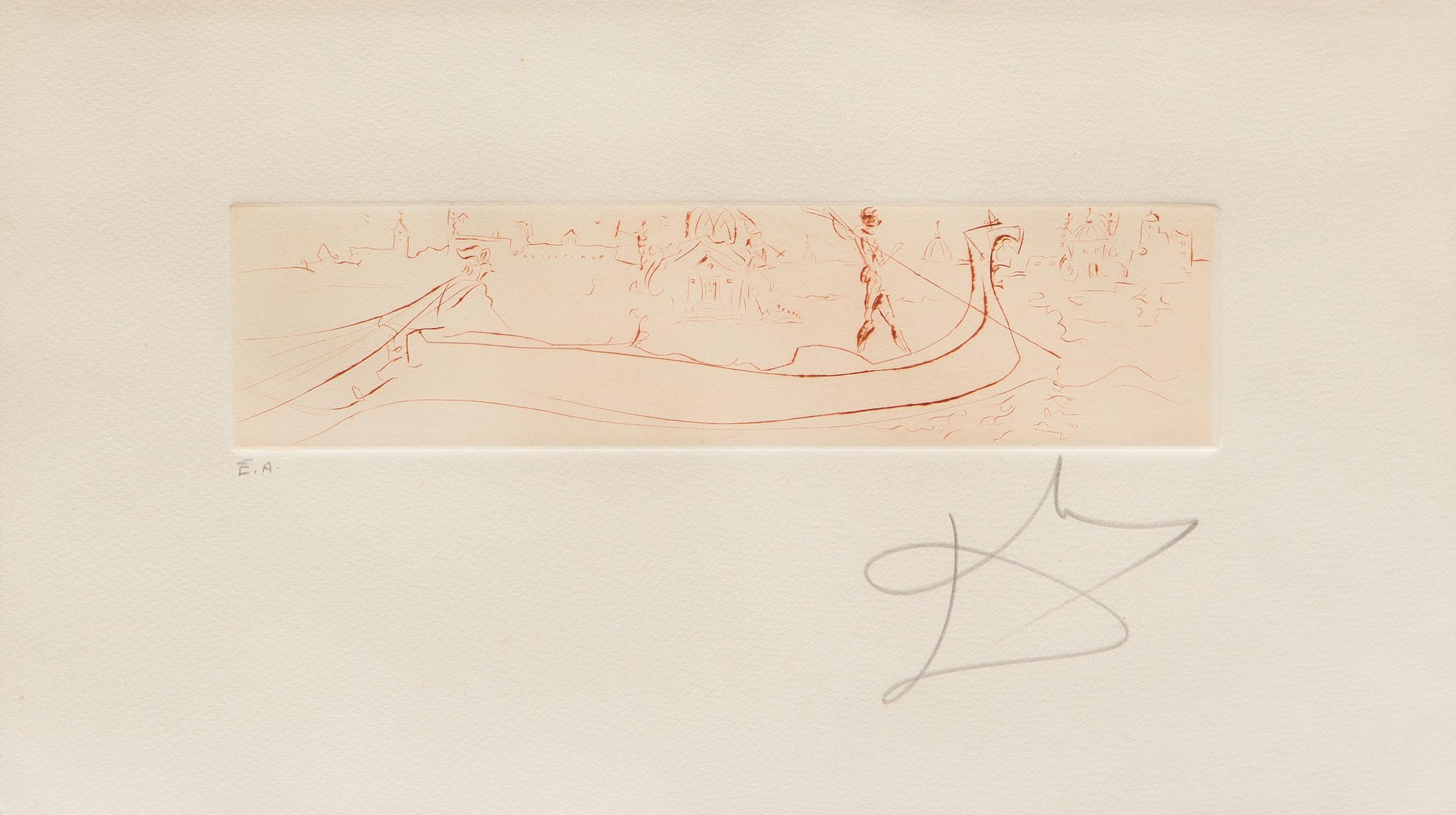 Salvador Dalí (1904-1989) - Visions of Venice, 1976