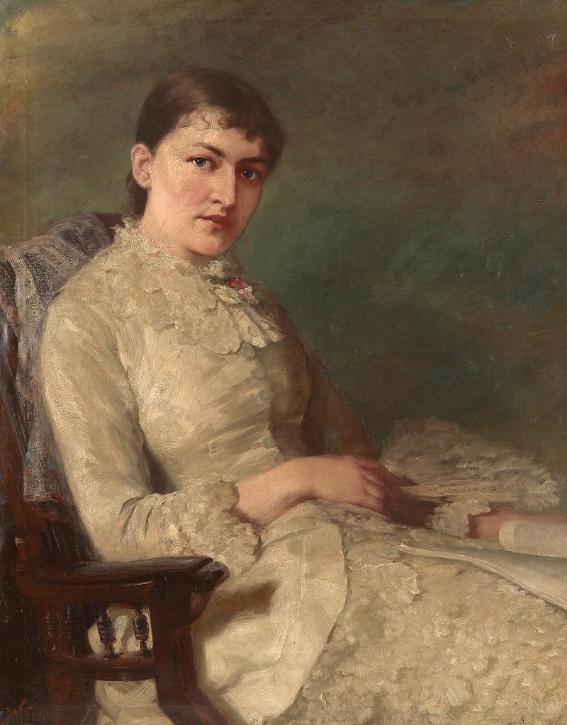 John Wycliffe Lowes Forster (1850-1938) - Portrait of a Lady