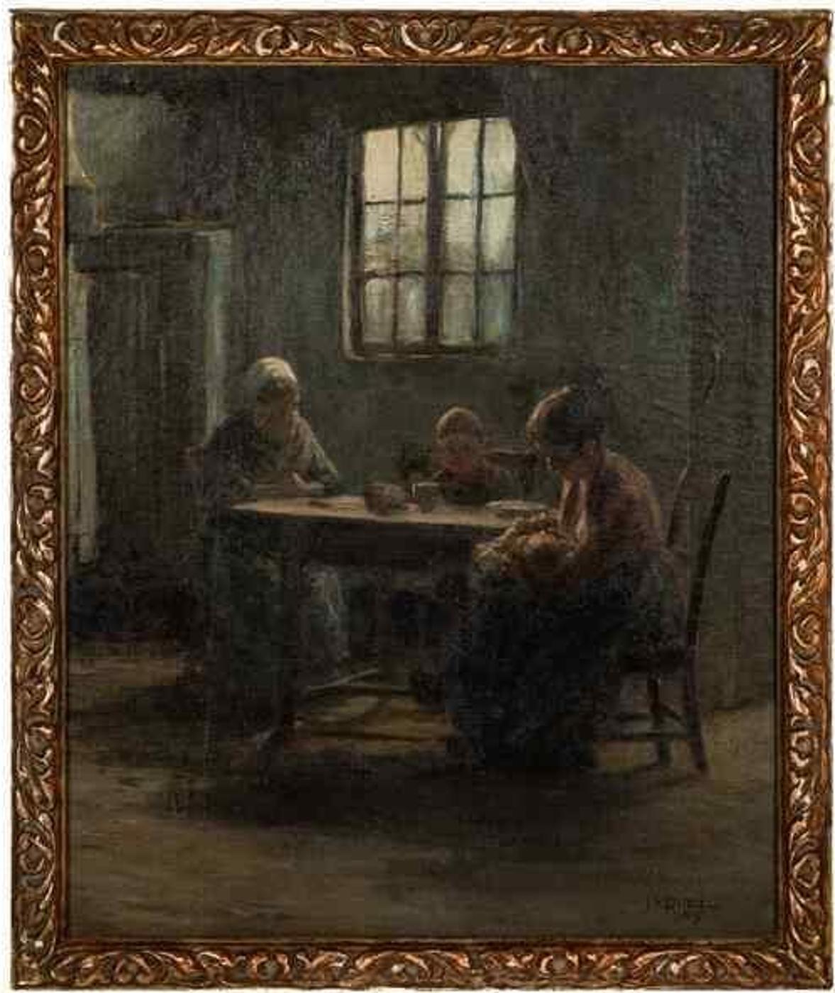 James Alick Riddel (1857-1928) - Three generations (1905)