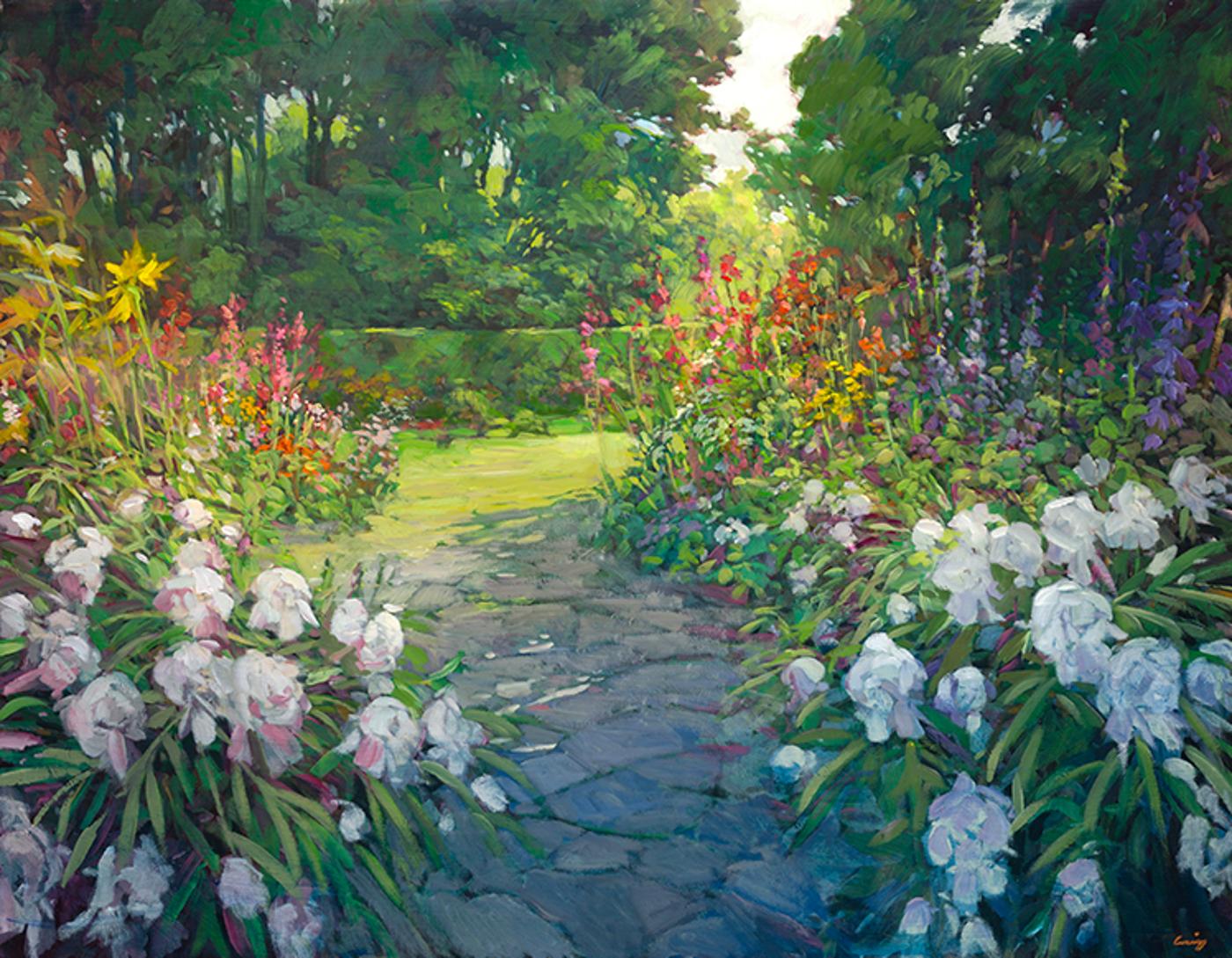 Philip Craig (1951) - First Light in the Garden