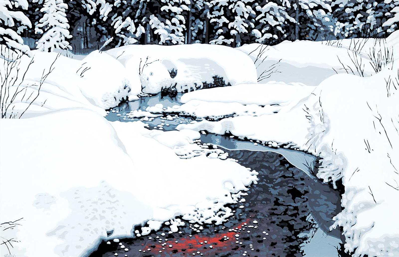 J. Thomas Hinton - Creek Colours [Winter Day]
