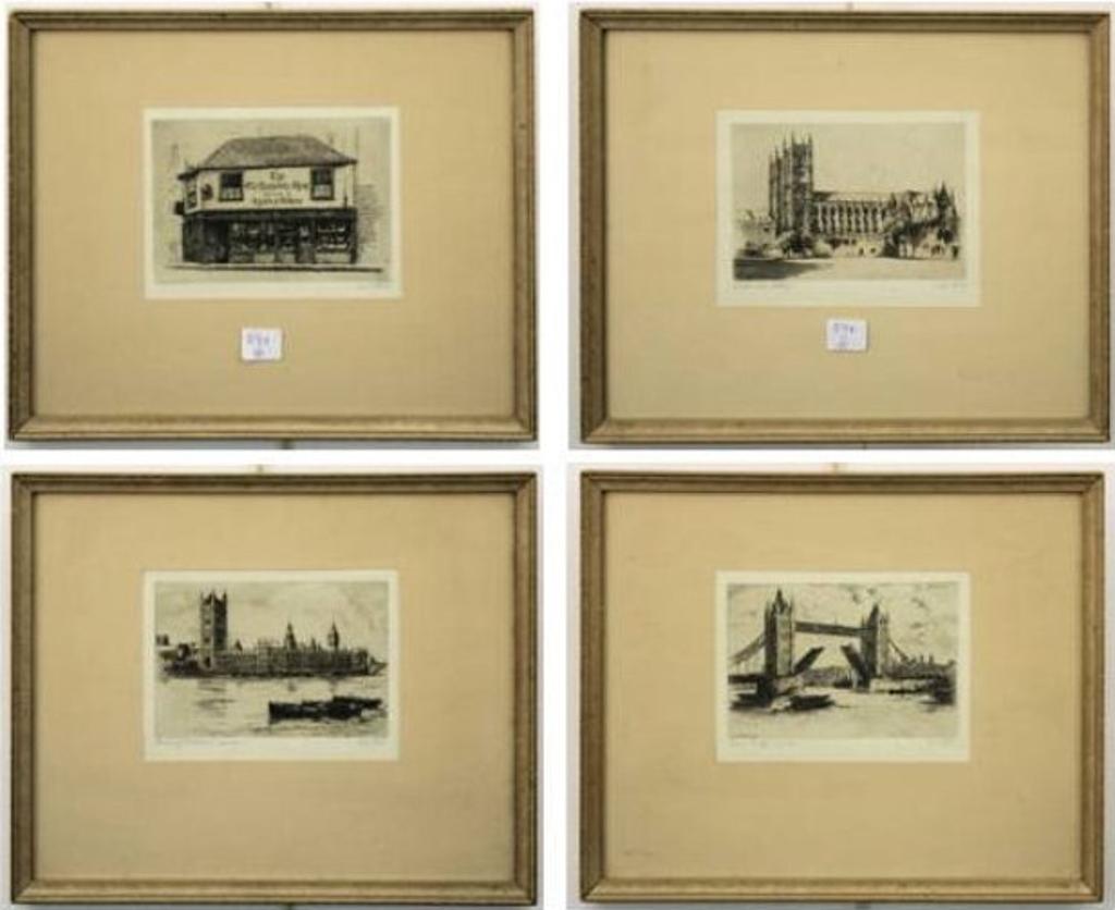 Cecil Forbes - 4 pcs (Etchings)