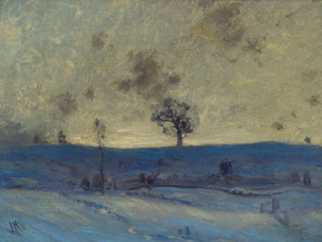 James Edward Hervey (J.E.H.) MacDonald (1873-1932) - Snowfields, Evening
