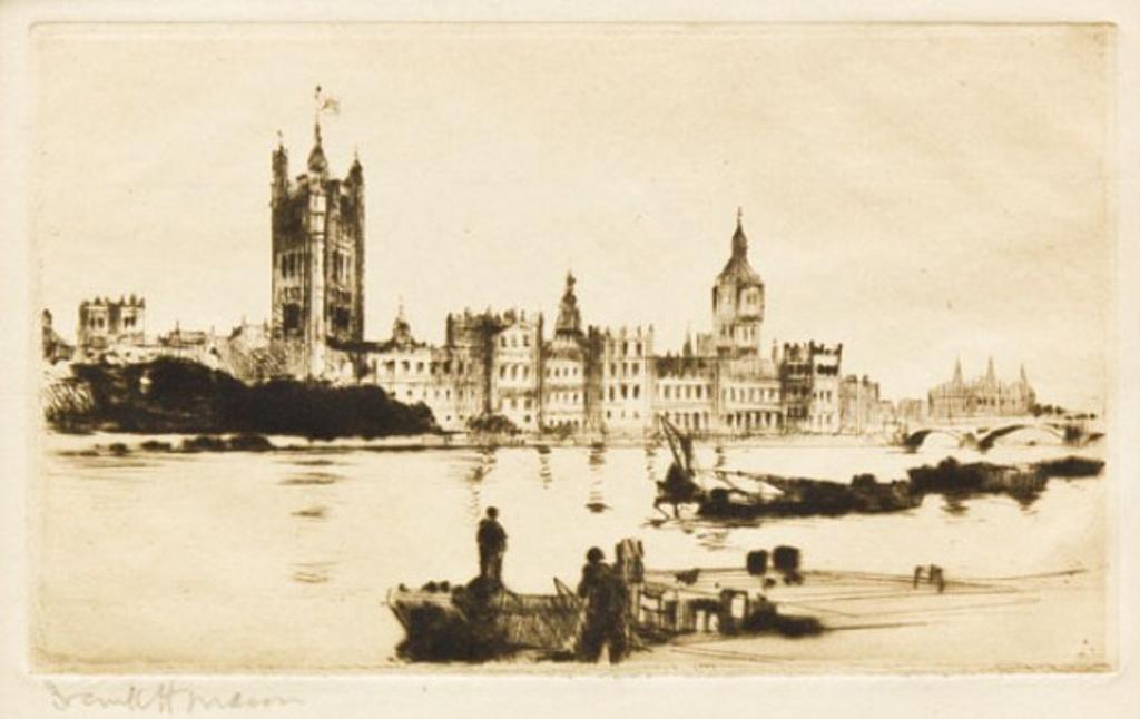 Frank Hanry Mason (1876-1965) - House of Parliament, London