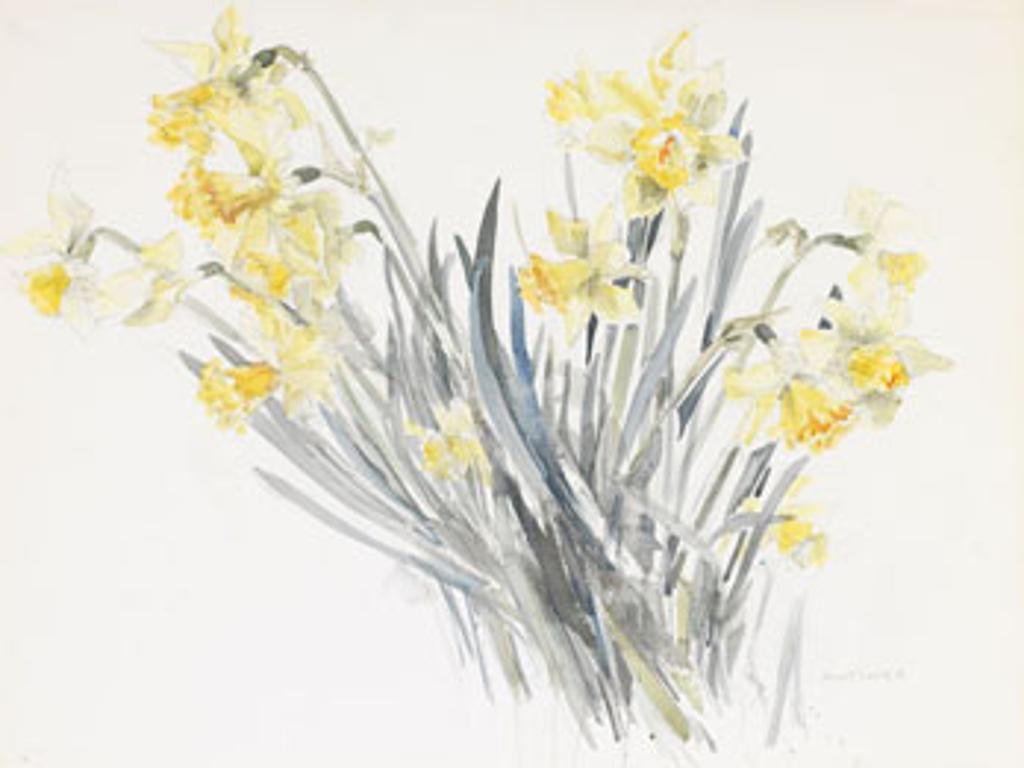 Molly Joan Lamb Bobak (1922-2014) - Daffodils