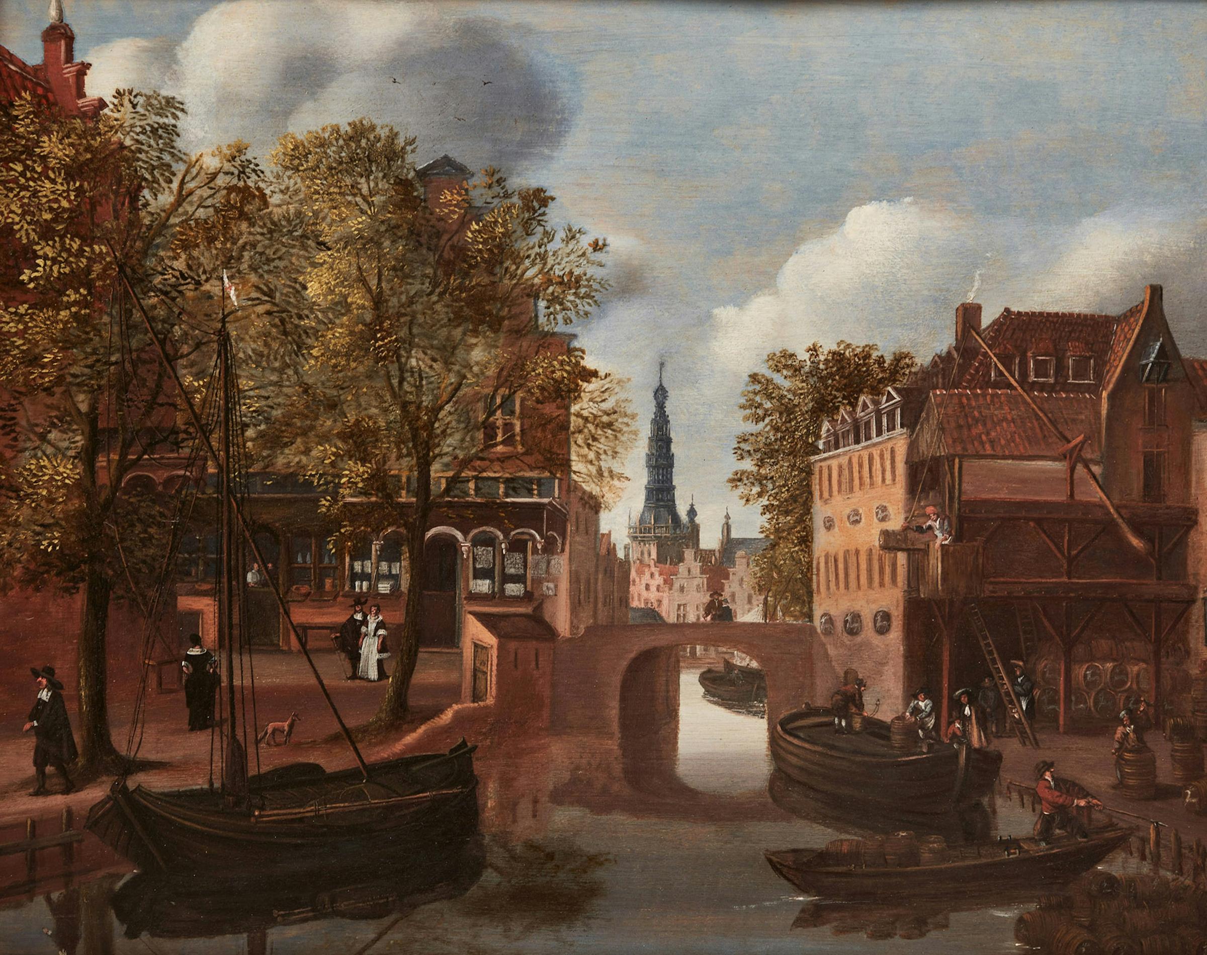 Manner of Jan Meerhout - View of Amsterdam