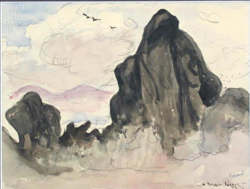 John Delisle Parker (1884-1962) - Rock forms, Carmel