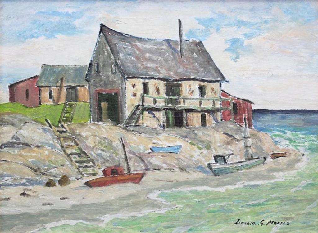 Lincoln Godfrey Morris (1887-1967) - Lobstermans Shack, Rockport