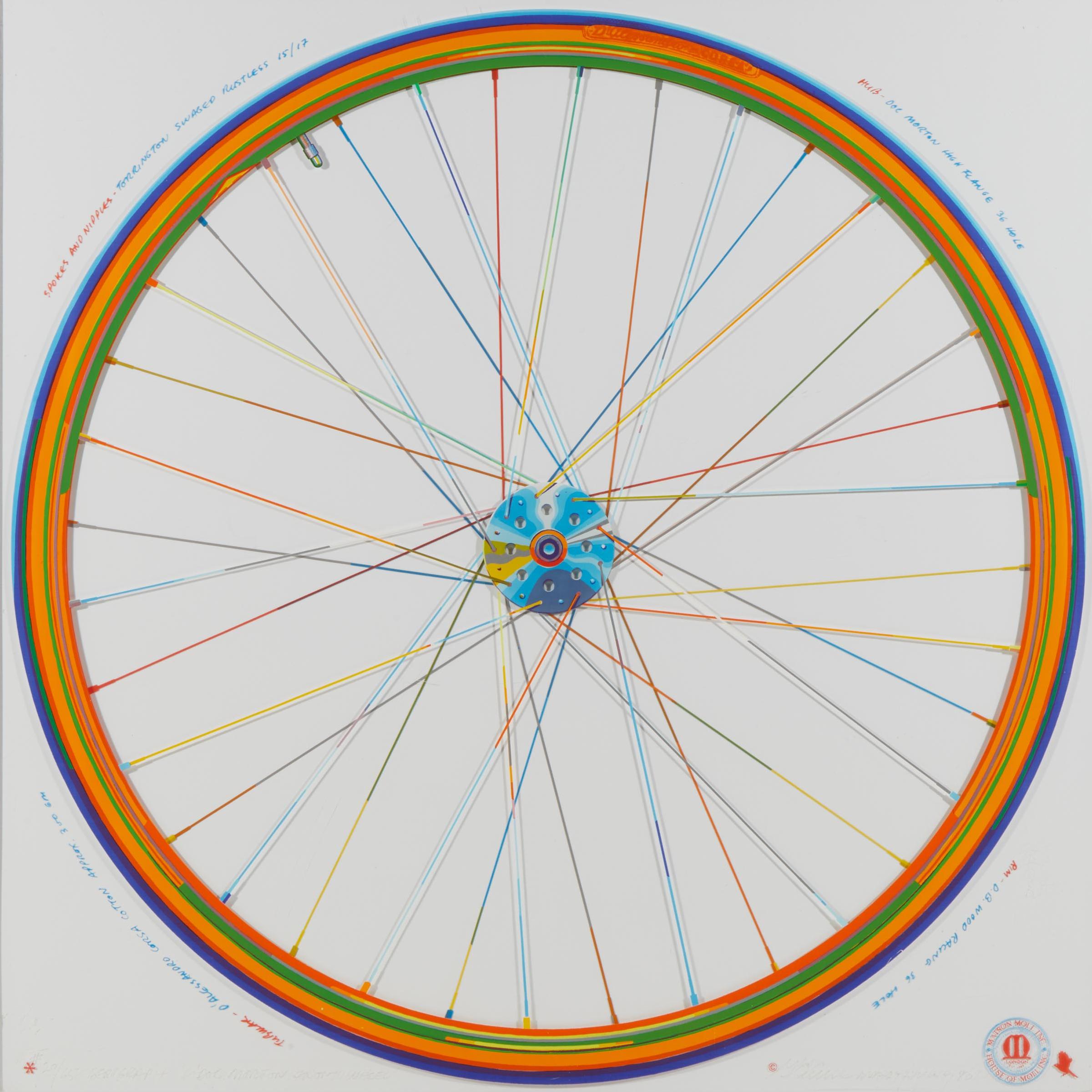 Gregory Richard Curnoe (1936-1992) - Doc Morton, Front Wheel, 1980
