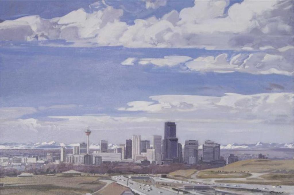 Peter Maxwell Ewart (1918-2001) - Calgary Skyline