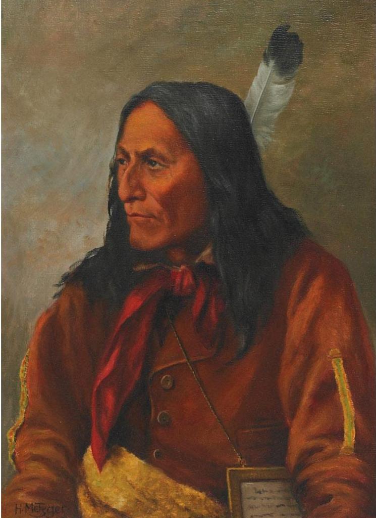 Father Henry Metzger (1877-1949) - Chief Crowfoot, Blackfoot