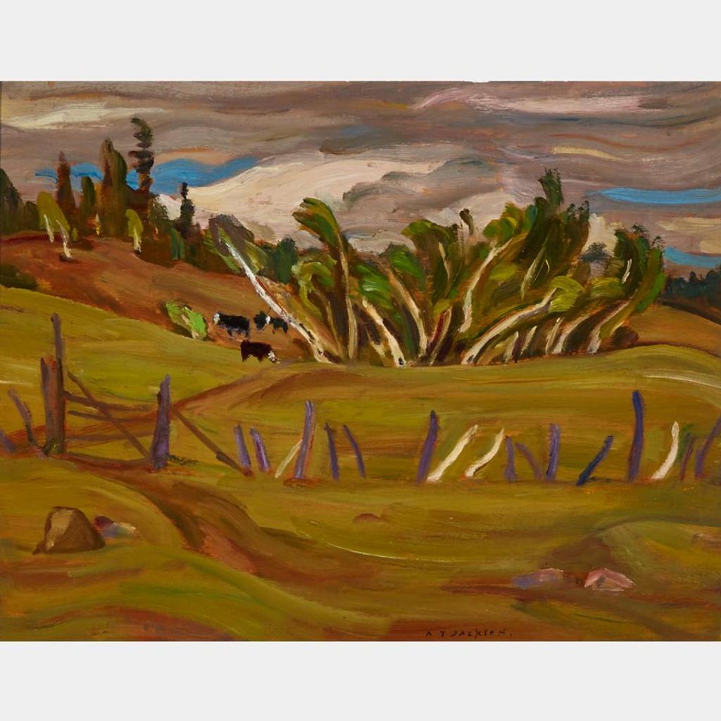 Alexander Young (A. Y.) Jackson (1882-1974) - Ranch Land, Cariboo, B.C., 1943