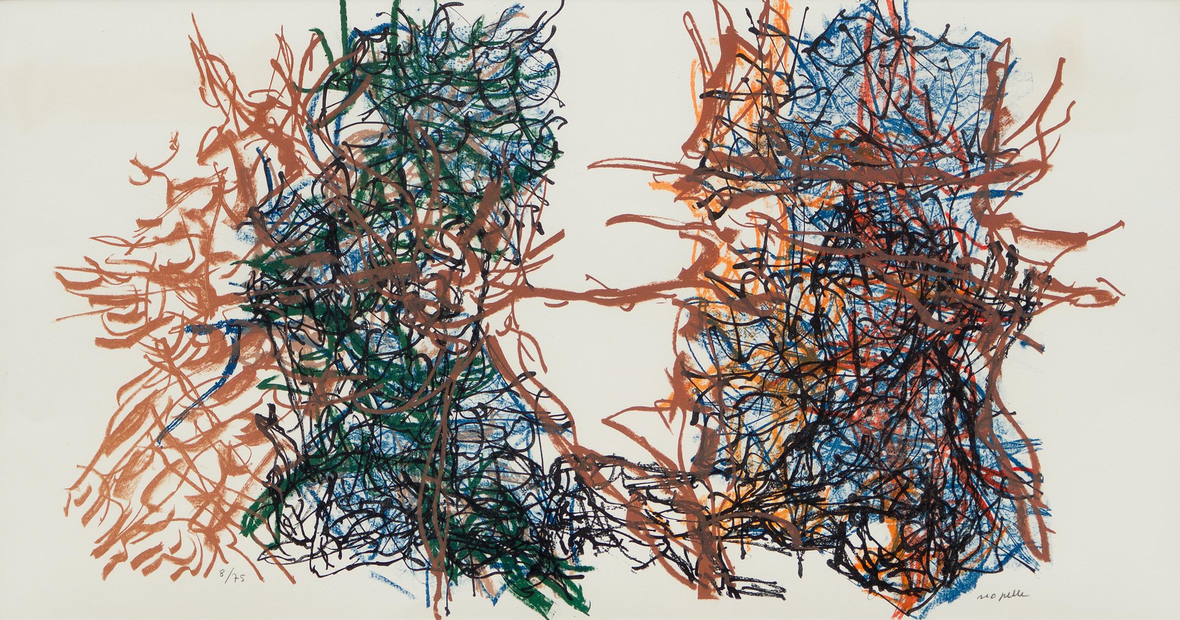 Jean-Paul Riopelle (1923-2002) - Album 67 (n° 7), 1967