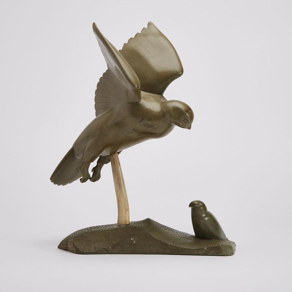 Paul Kavik (1948) - Hawk Over Nest