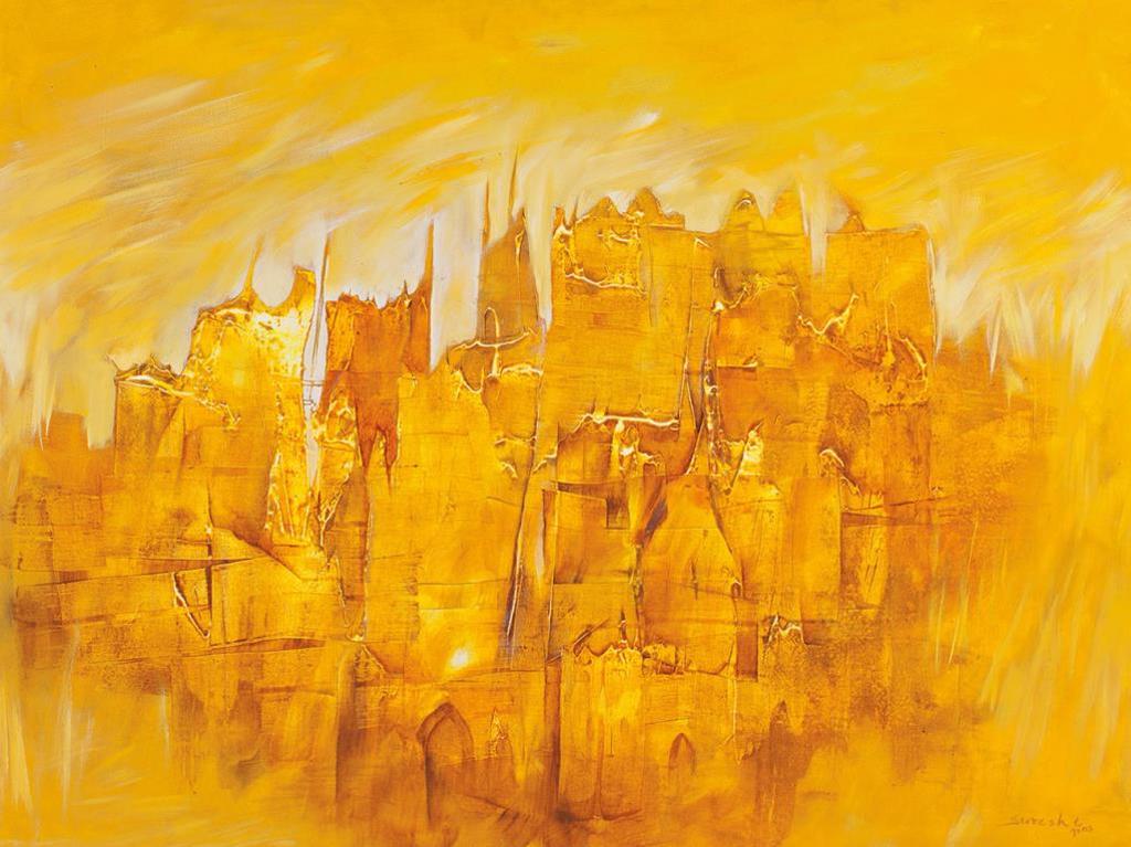 Suresh Choudhary (1943) - Yellow Composition