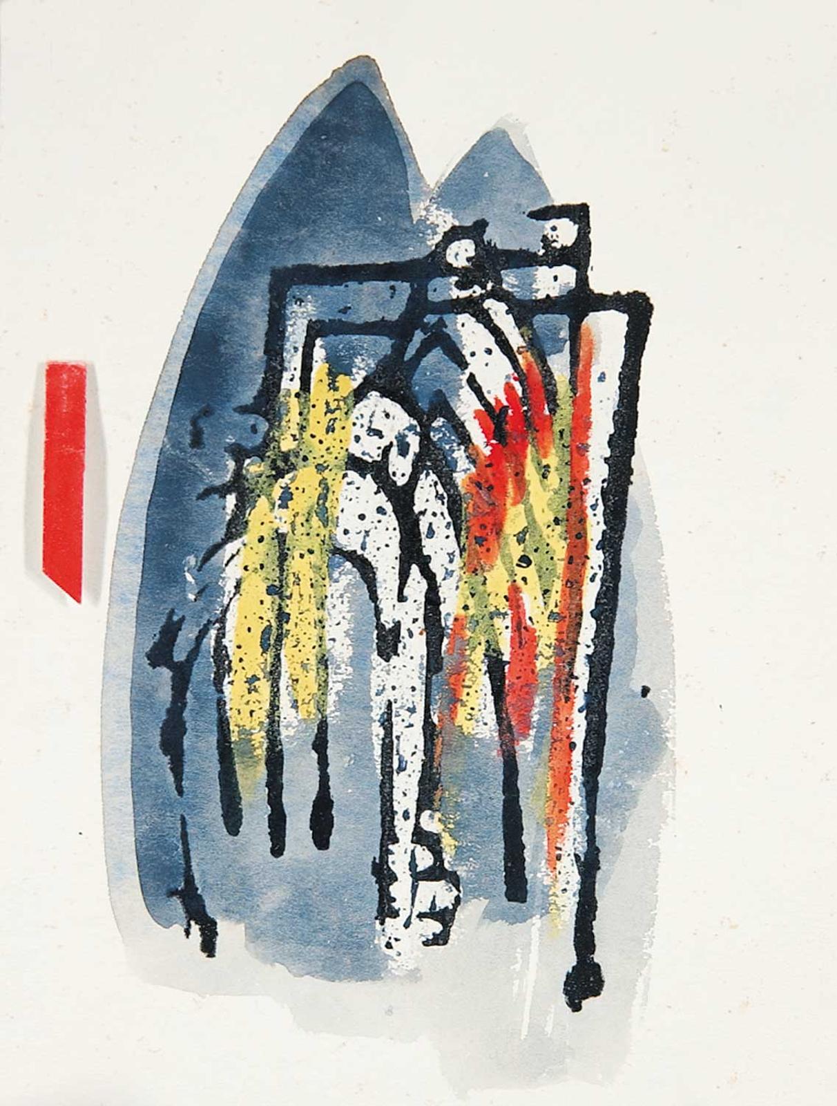 Norman Yates (1923) - Untitled - Abstract