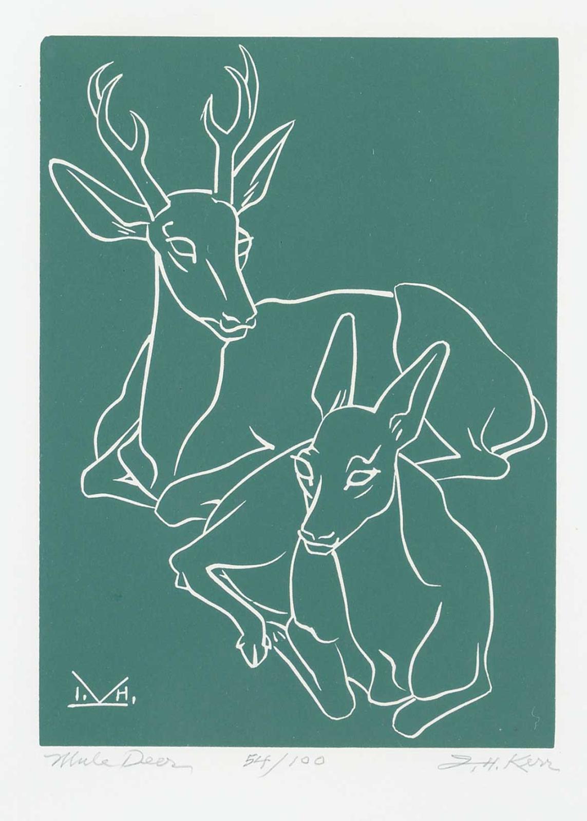 Illingworth Holey (Buck) Kerr (1905-1989) - Mule Deer  #54/100