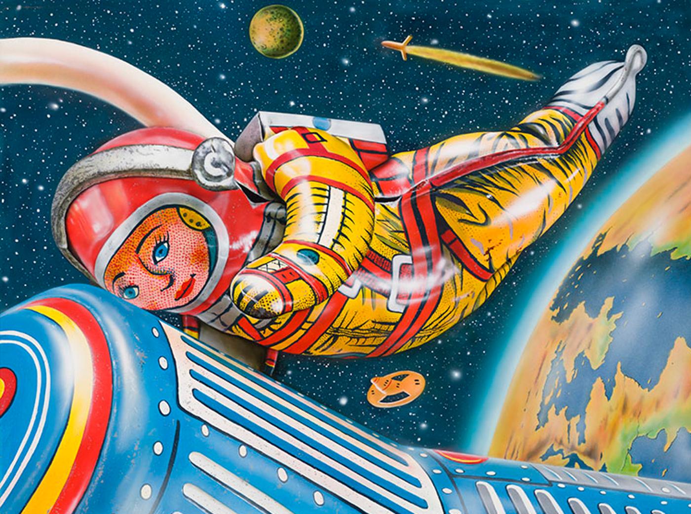 Cesar J. Santander (1947) - Space Walk
